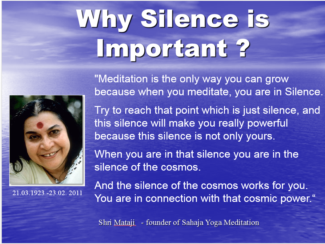 shri-mataji-about-silence