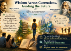 **How should wisdom be transmitted from one generation to the next when the world itself changes rapidly?